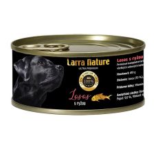 Konzerva pre psov Larra Nature Losos s ryžou 410g